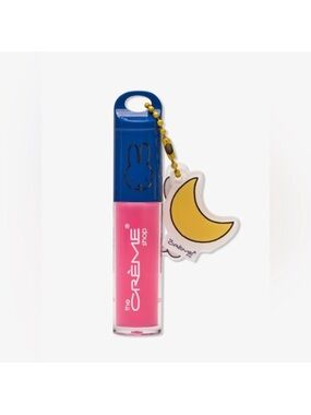 The Crème Shop Pink Lip Gloss with Moon Charm